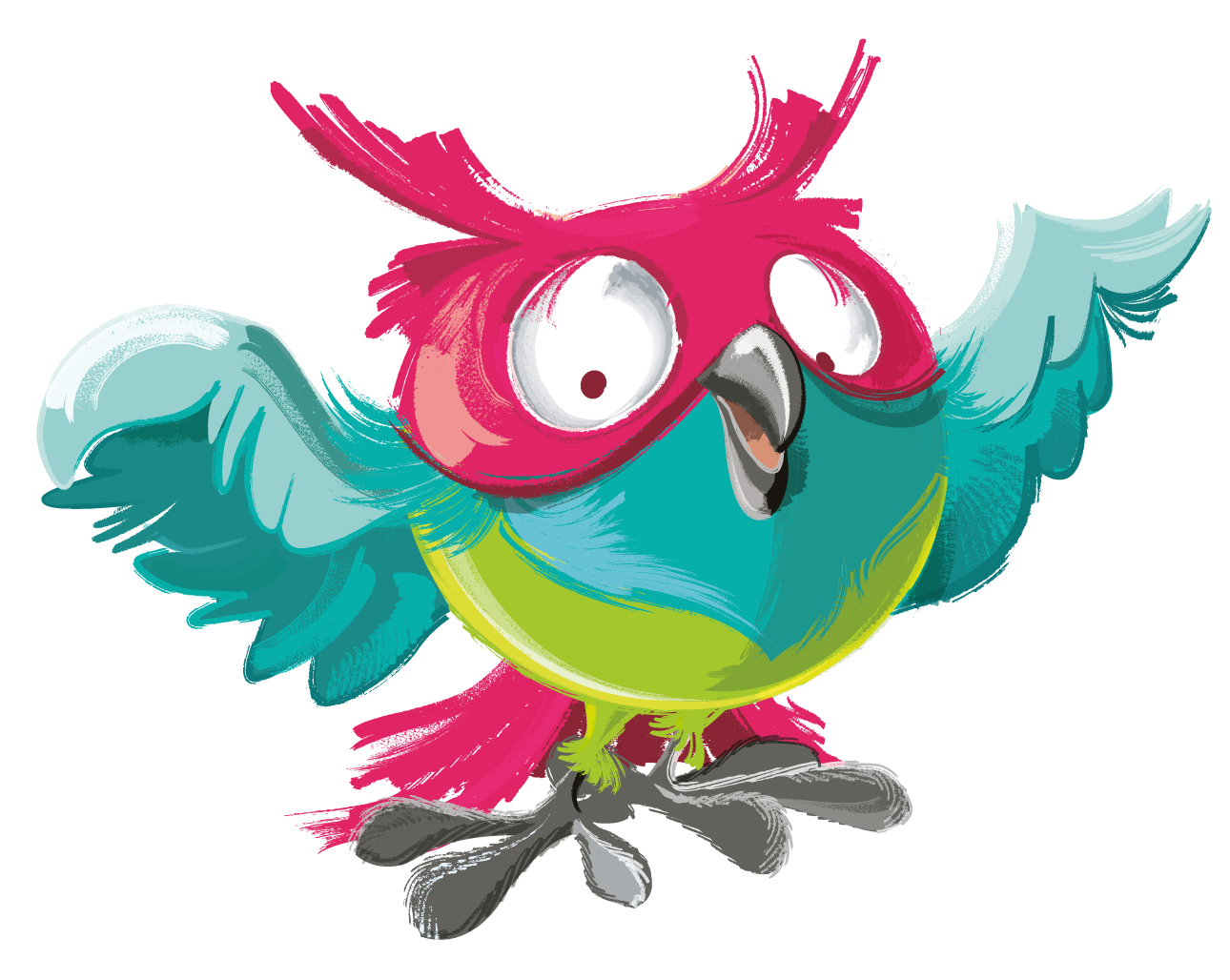 Illustration, Hibou de l'OKAJU